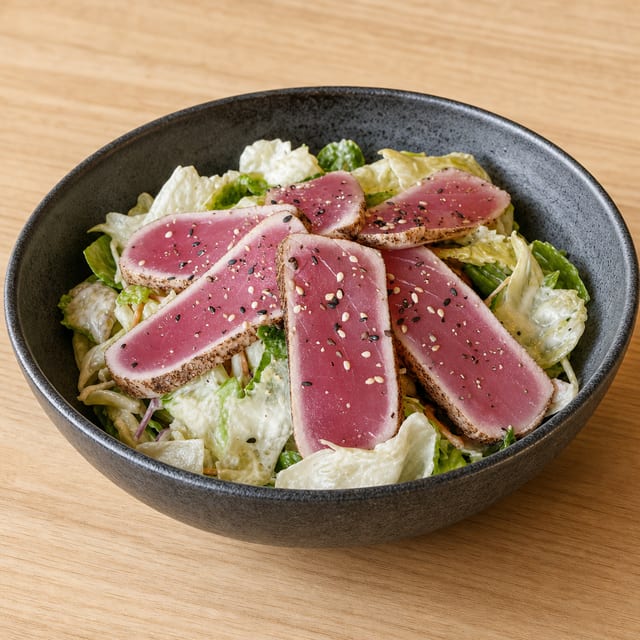 Seared Ahi Tuna Salad.