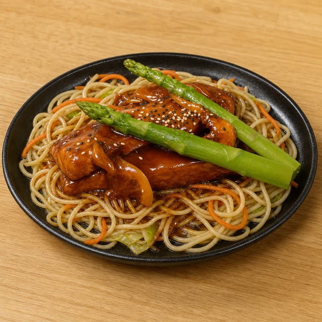 Salmon Teriyaki.