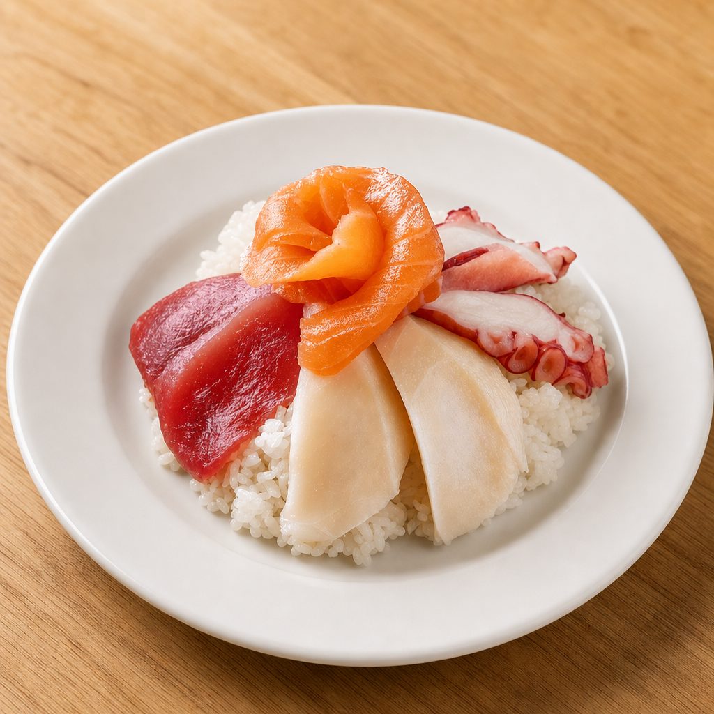 Chirashi (10 Pieces Chef's Choice).