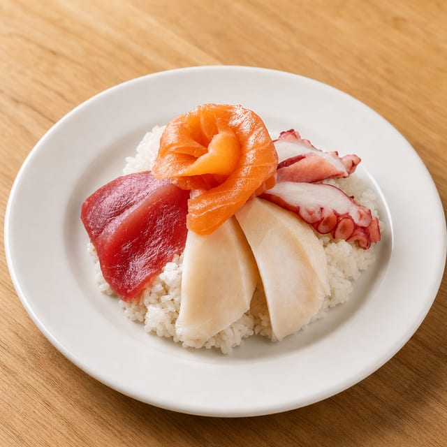 Chirashi (10 Pieces Chef's Choice).