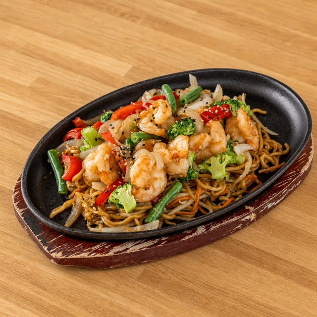 Garlic Prawns.