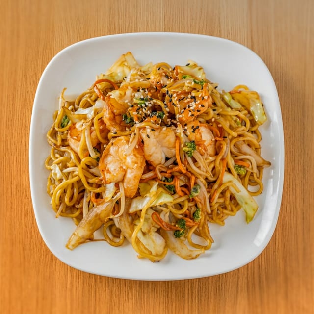 Shrimp Yakisoba.