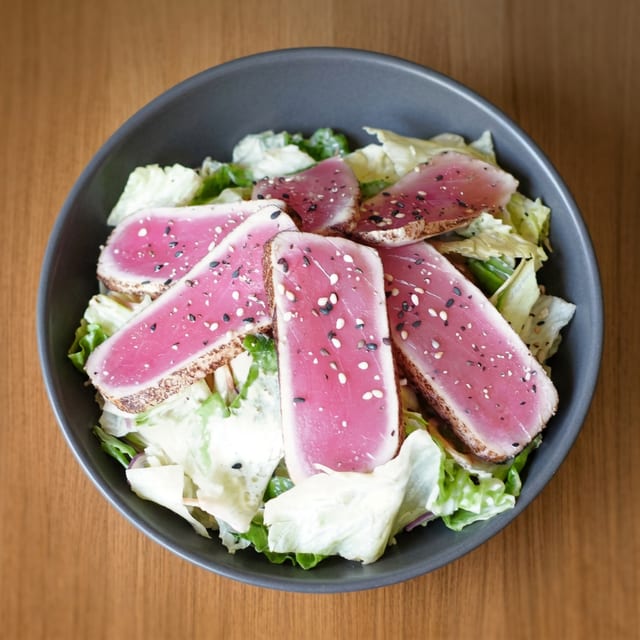 Seared Ahi Tuna Salad.