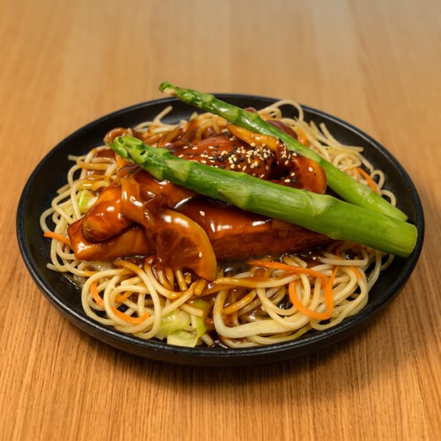 Salmon Teriyaki.