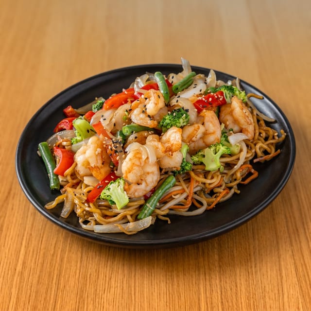 Garlic Prawns.